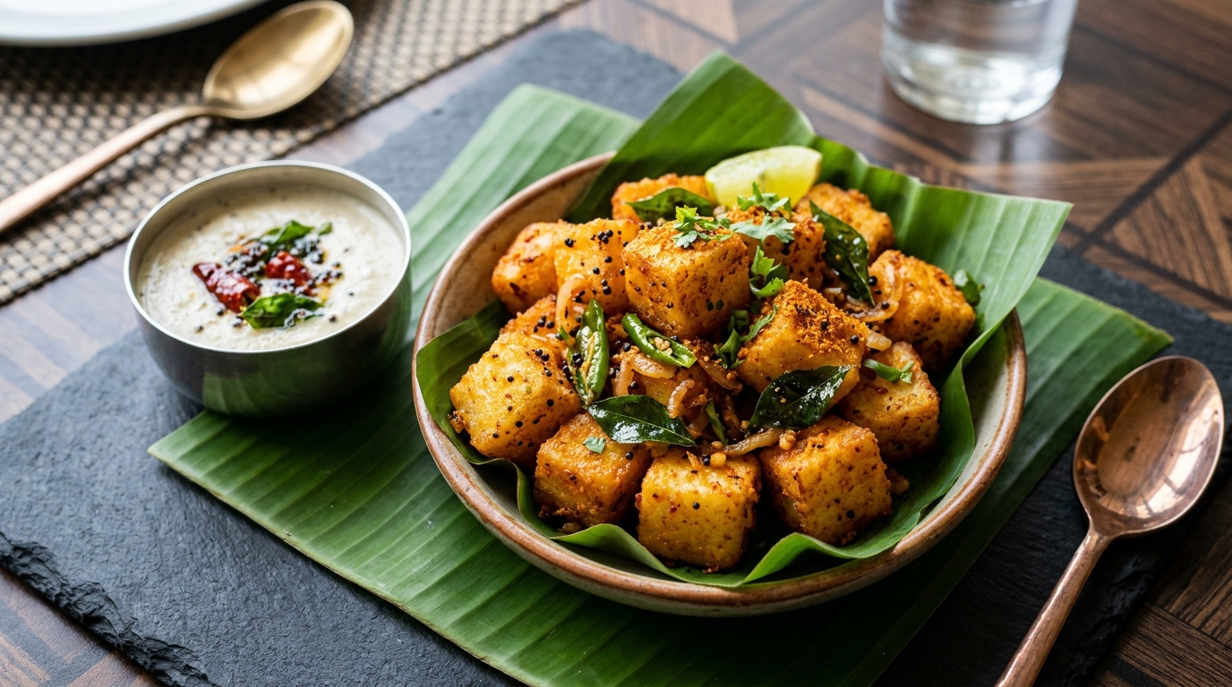 Crispy Masala Fried Idli